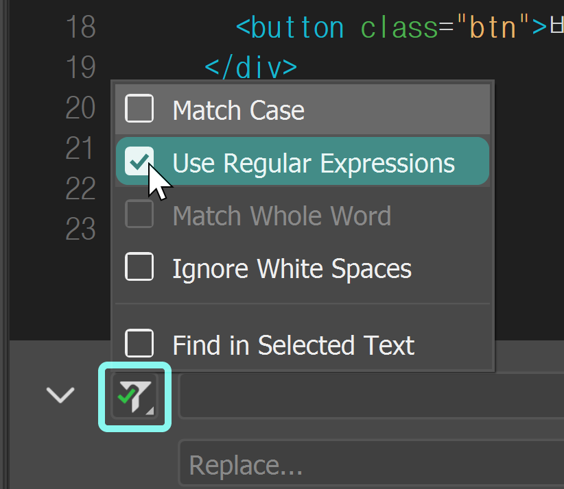 드림위버 정규식 사용 Using Regular Expressions in Dreamweaver